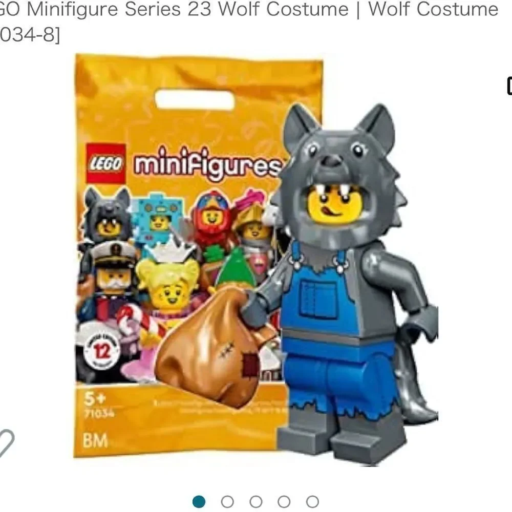 LEGO Series 23 Collectible Minifigures 71034 - Wolf Costume -